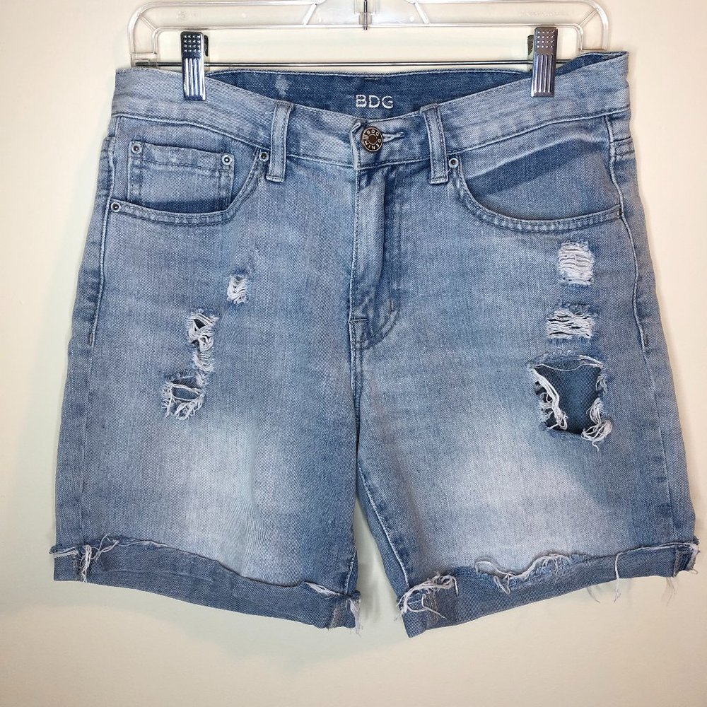 BDG (Urban Outfitter)High Rise Beachy Distressed TOMBOY Shorts Festival Western
